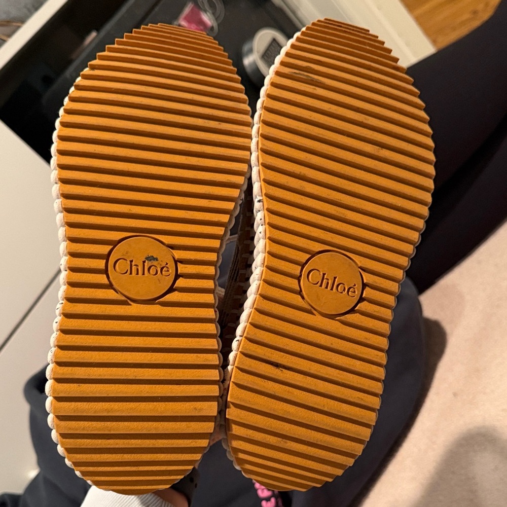Chloe Nama Stitch Walking Sneakers - Biscotti Beige - Picture 3 of 7